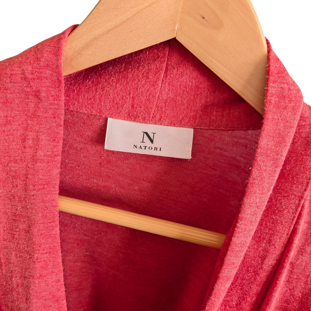 Elegant Natori Coral Women's Robe Loungewear Sleepwear Intimates - Picture 4 of 5
